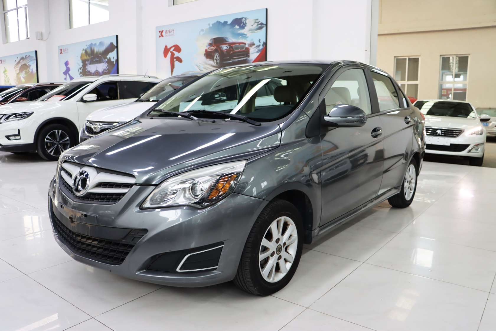 2013 BAIC BJ E-Series Sedan 1.5L Automatic Lotte Edition - 2013 Sedan, pre-owned car for export from China