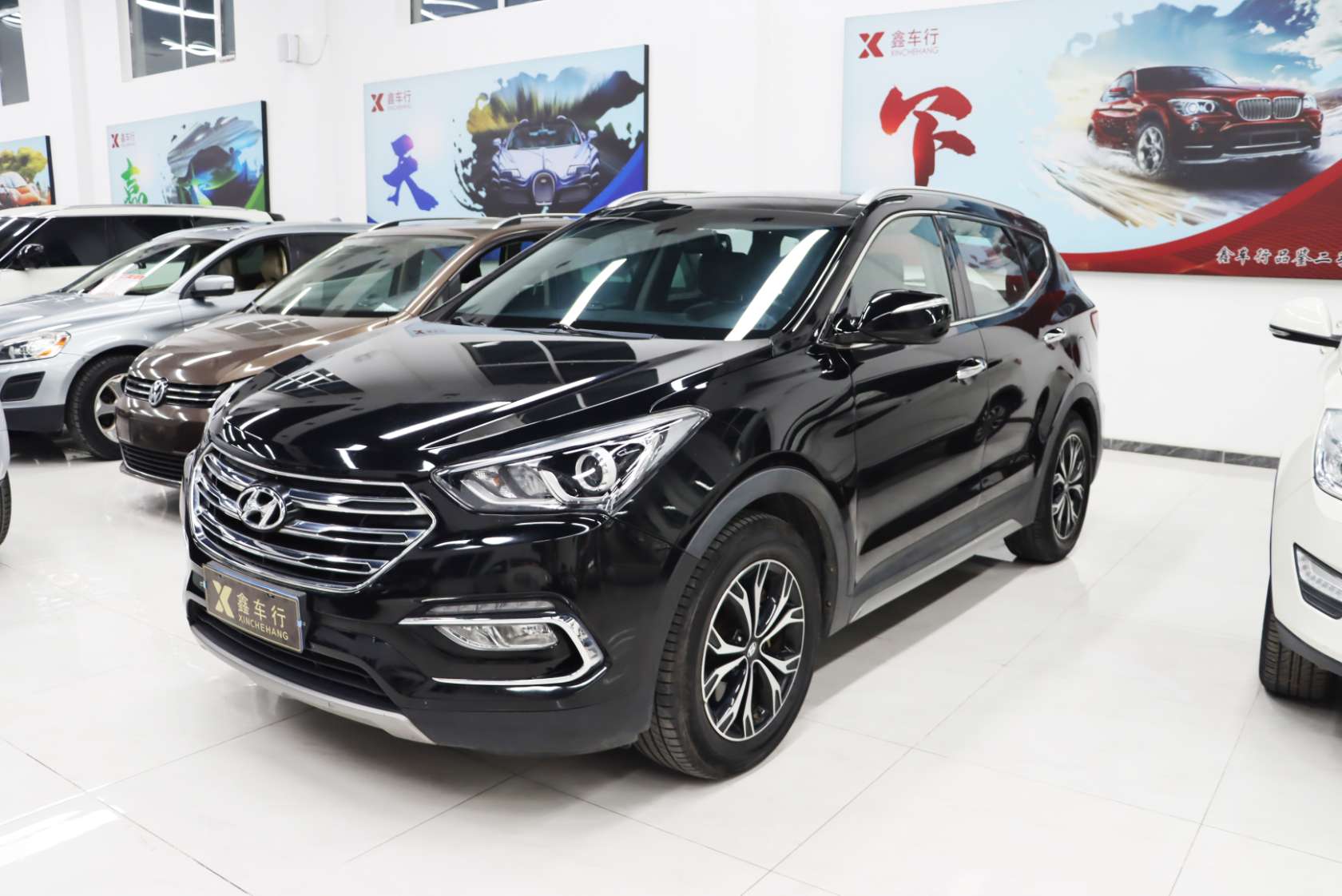 2017 Hyundai Santa Fe 2.0T Automatic 2WD Intelligent Edition 7-Seater - 2017 SUV, pre-owned car for export from China