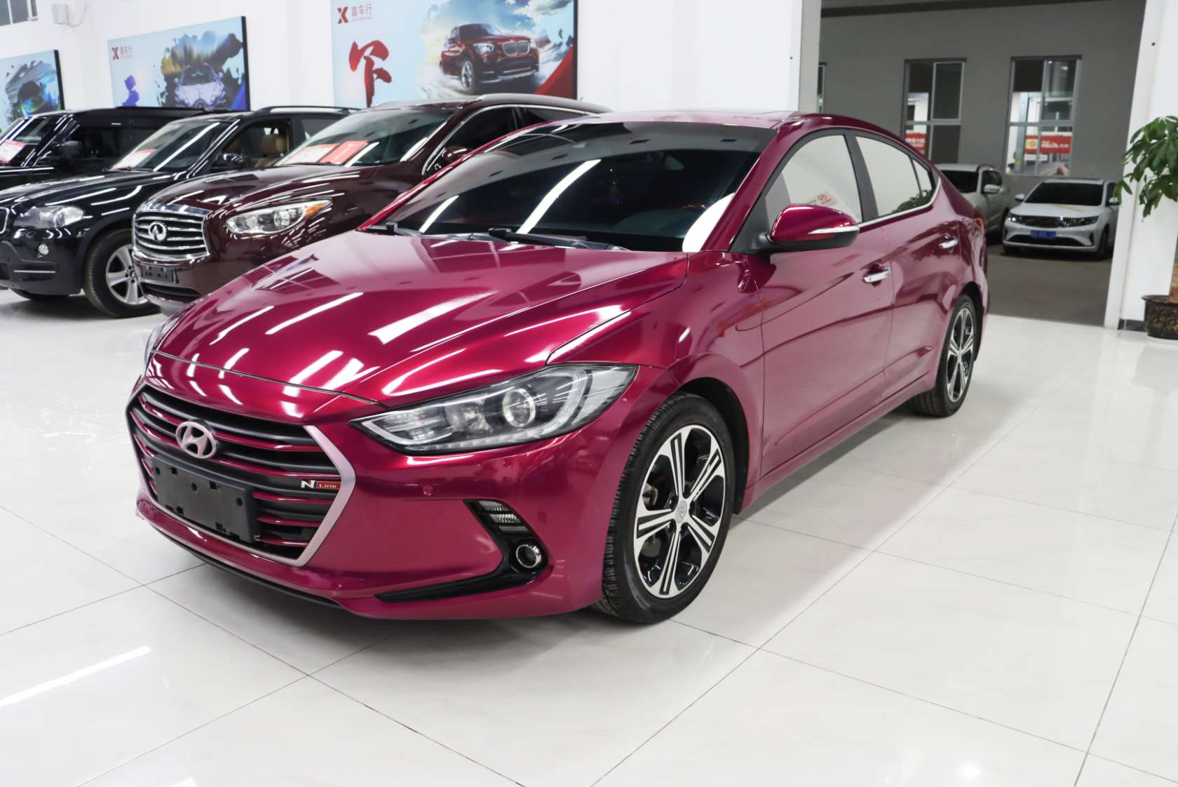 2016 Hyundai Elantra Lingdong 1.4T Dual-Clutch Xuandong Flagship Edition - 2016 Sedan, pre-owned car for export from China